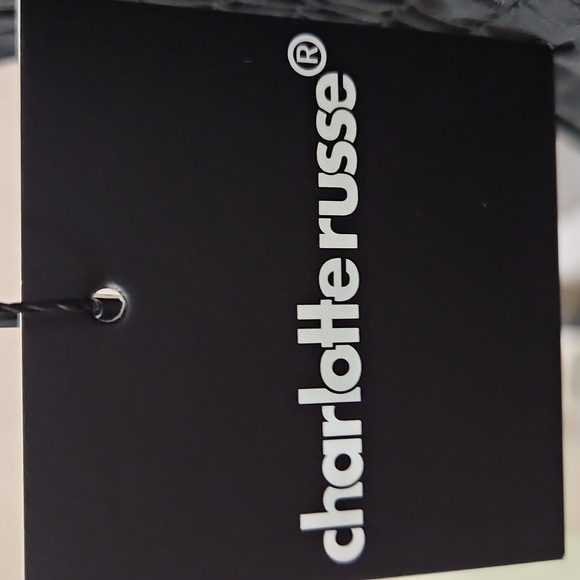 Charlotte Russe Black Front Cutout Ruffle Hem Maxi Cami Dress Size Small NWT - Picture 6 of 12